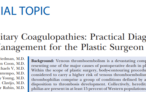 Hereditary Coagulopathies Practical Diagnosis