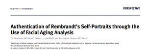 dr tali friedman professional article facial ageing analysis rembrandt