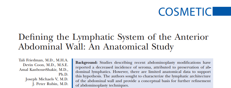 Defining the Lymphatic System of the Anterior